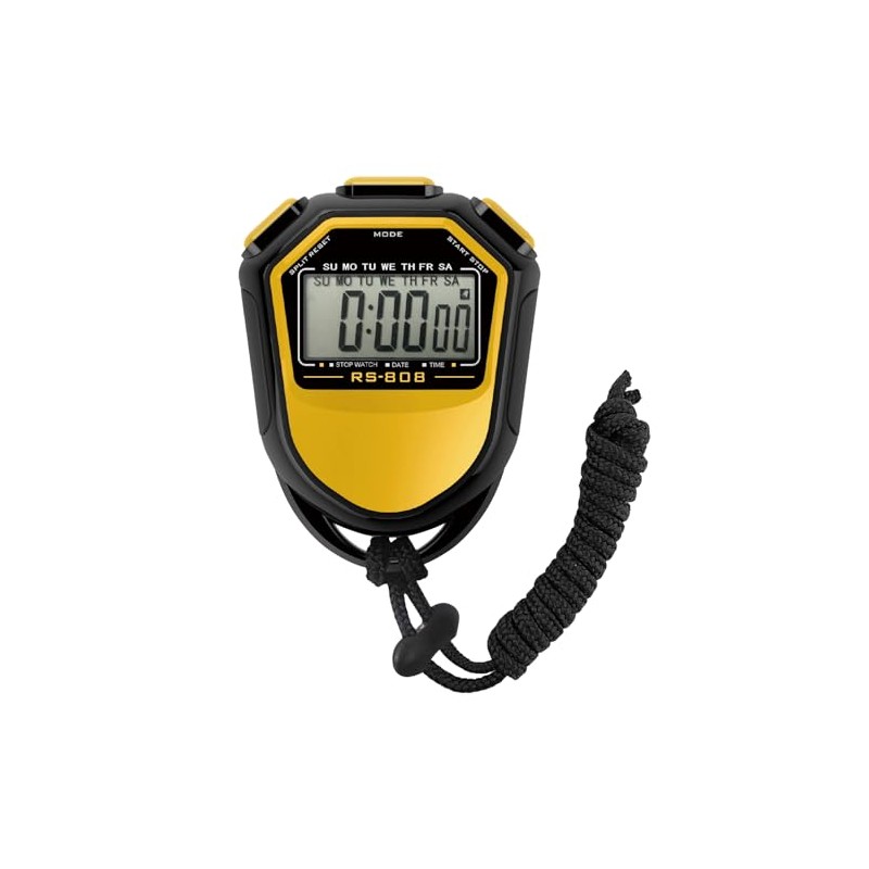 Stopwatch Digital Handheld LCD Timer Chronograph Sports Counter for Multi