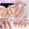 Chisafly Nail Seal, Flower Nail Sticker, Hydrangea, Hydrangea, Foil Stamping,