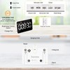 Rechargeable Digital Kitchen Timer for Cooking, Magnetic Timers with Countdown/up,