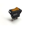 GAMA Electronics Amber Illuminated Off-On Rocker Switch 6A@12VDC