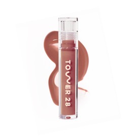 Tower 28 Tower 28 ShineOn Milky Lip Jelly, CASHEW, Non-Sticky, Hydrating Vegan Lip Gloss in Milky Rosy Brown, Apricot and Raspberry Seed Oil, Moisturizing, Clean, Cruelty Free