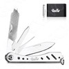 OUTU Multitool,6 in 1 Keychain Stainless Steel EDC Pocket Tool