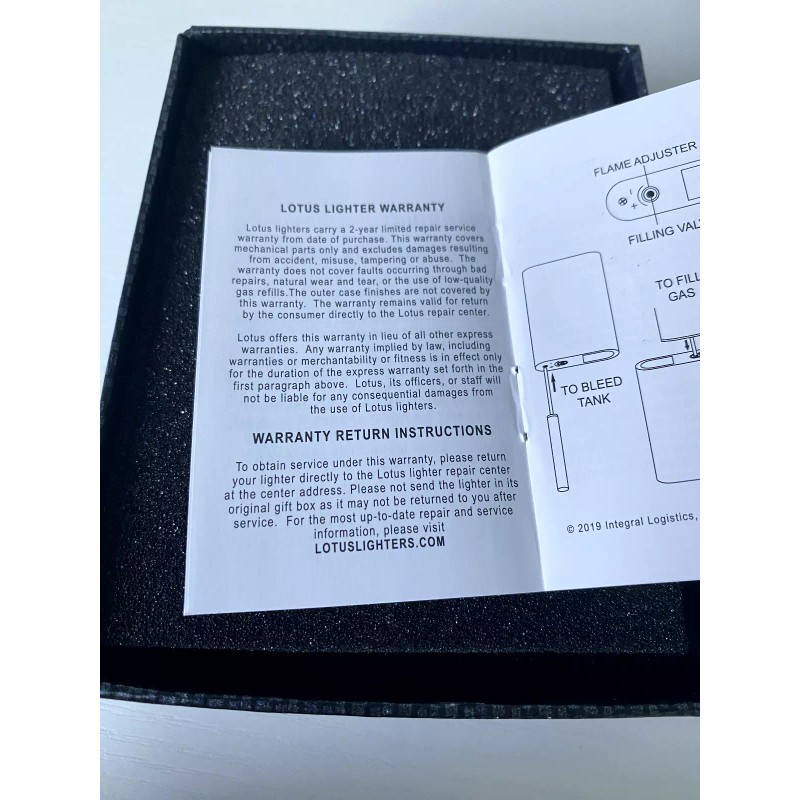 Lotus Brawn T7 Table Top Quad Torch Lighter - Copper