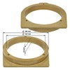 MDF Speaker Adapter Rings for Honda Civic 01.2002 to 01.2006,