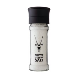 Desert Salt Grinder by Oryx | Ceramic head grinder for Salt | Naturally Organic | Trace element rich salt from Kalahari Desert Salt | 100g Salt