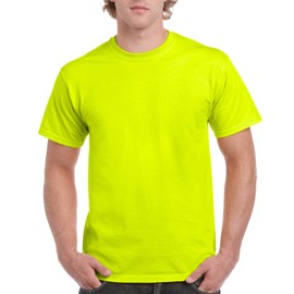 Gildan Men's G2000 Ultra Cotton Adult T-Shirt, Safety Green, Large
