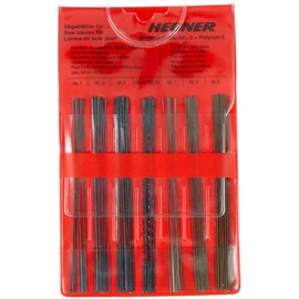Hegner 00000700 Pack of Saw Blades for Wood Platics Light Metals