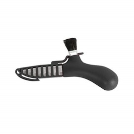 Morakniv MUSHROOM Steel Sandvik 12C27 - Horsehair Brush - Black Plastic Handle - Plastic Sheath