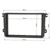 Sound-way - Double DIN Car Radio Frame Installation, 2 DIN