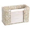 Folded Paper Towel Holder Wicker Paper Towels Dispenser,Washwhite