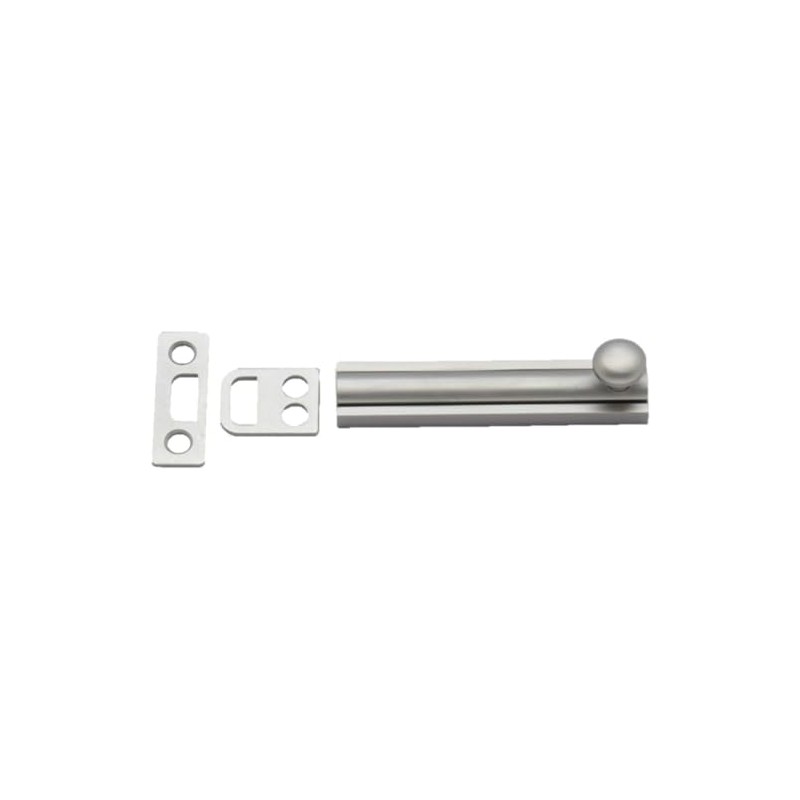 Door Bolts 2.5 Inch/ 63mm Polished Chrome Flat Bolt Surface