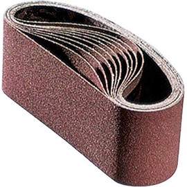 PFERD 49643 Pneumatic Abrasive Drum Belt, Ceramic Oxide Co-Cool, 15-1/2" Length x 3-1/2" Width, 80 Grit (Pack of 10)