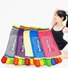 Sweat-Absorbing Non-Slip Toe-Open Yoga & Pilates Over-the-Knee Socks Toe Rainbow Yellow 2ea