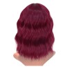 GT Wig G&t Wig Pelucas Rizadas De Color Rojo Bob