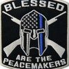 Blessed are The Peacemakers Patch Embroidered Applique Iron On Sew