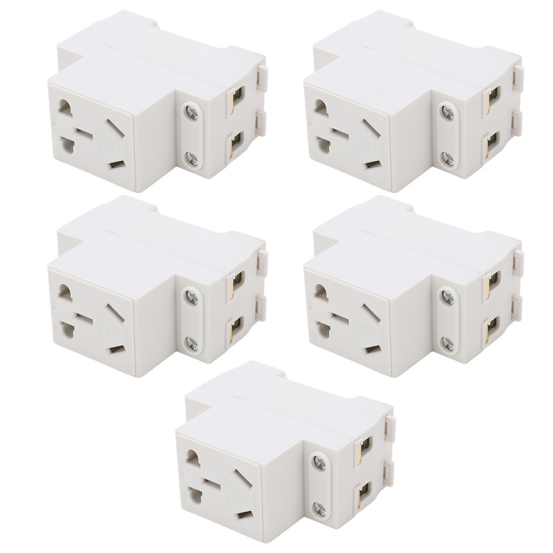 Power Socket 5 Hole 250V Durable Material Stable Sockets Safe