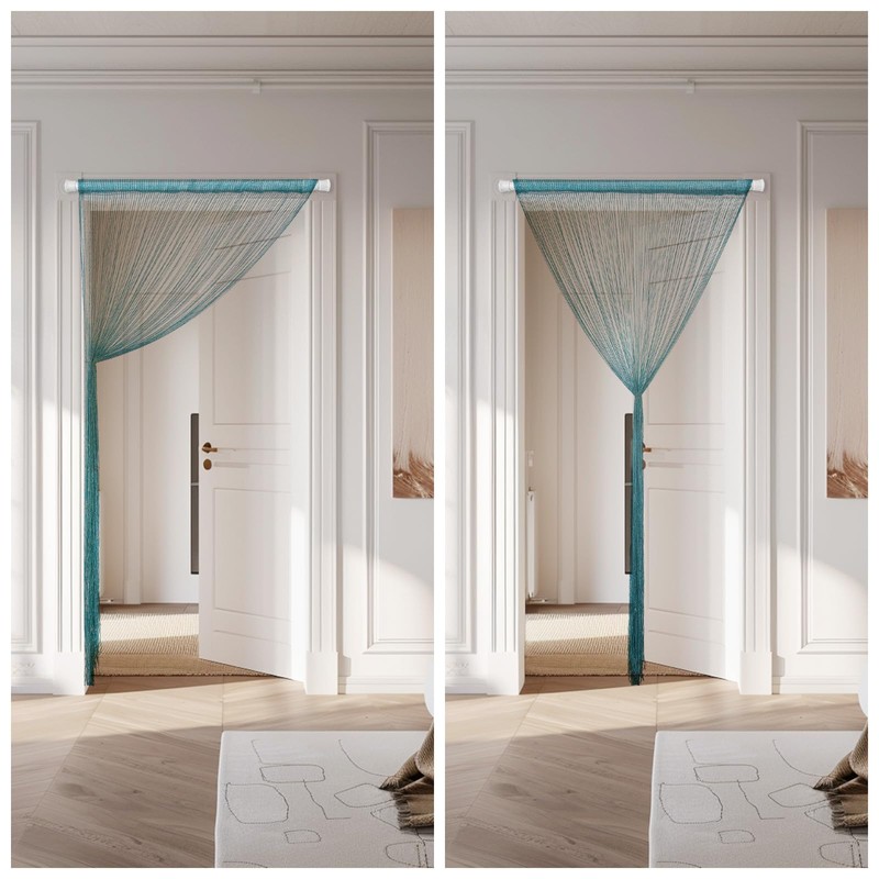 4 Pack String Door Curtains, 100 x 200cm String Curtain