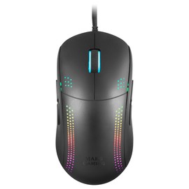 Mars Gaming MMPRO Black, Ultra Lightweight Mouse for Ambidextrous, RGB Chroma, Optical 32K DPI
