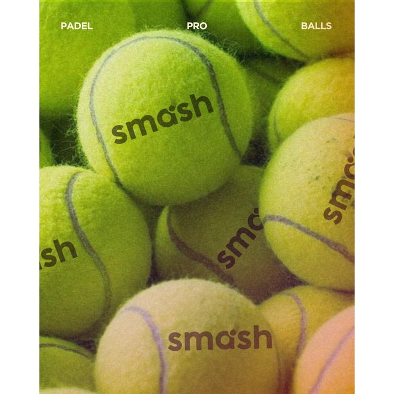 Pelotas Padel Pro Smash Pack 3 Alta Competencia Rebote Constante