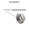 M16 (16mm) Steel Hex Nuts - Standard Thread - Pack
