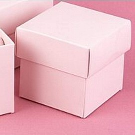 HBH Blush Pink 2in. X 2in. X 2in. 2-Piece Favor Boxes - pack of 200