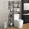 CAPHAUS 31-Inch Bamboo Over The Toilet Storage, Bathroom & Laundry