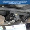CLKE 4 x Black Rubber Exhaust Pipe Bracket 2 Holes