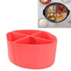 Slow Cooker Divider Liner 4 in 1 Silicone Reusable Leakproof