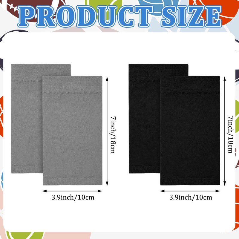 Vicenpal 2 Pairs Tattoo Cover up Sleeve Forearm Arm Sleeves