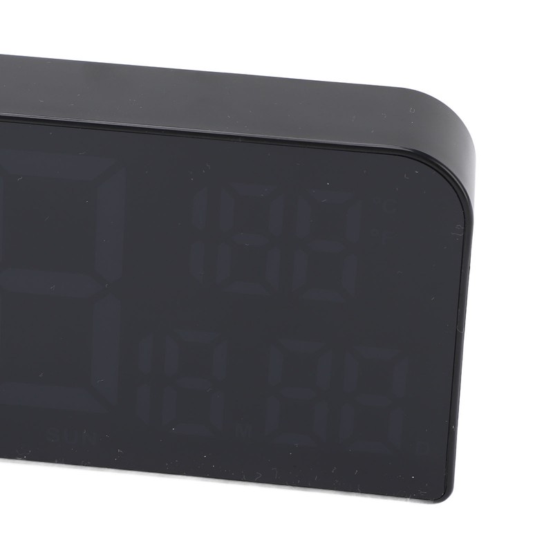 Digital Alarm Clock Large LED Display Desk Wall Clock with