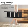 SOLADDER Step Ladder 4 Step Folding Stool with Anti-Slip Widened