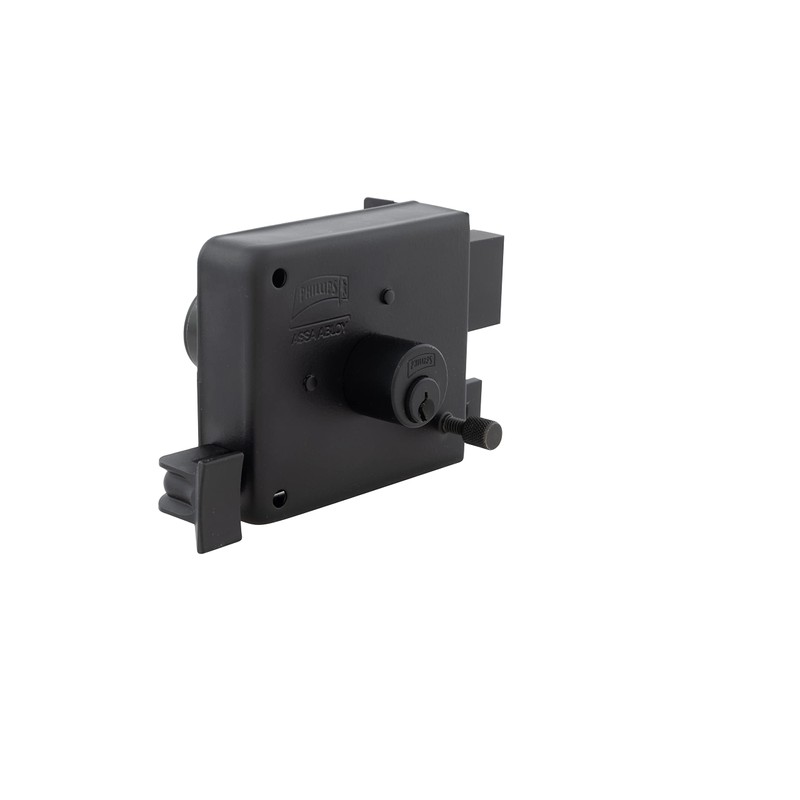 Phillips 715IF DER, Cerradura Sobreponer 715 Derecha, color Negro