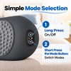 Lower Back Massager with Heat and Vibration – Contoured Design
