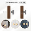 ZOCONE 12PCS Gold Drawer Knobs, 29mm Round Cabinet Knobs with