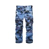 BACKBONE Pantalones de camuflaje para niños y niñas, azul, (Sky