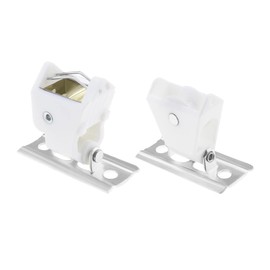 CENPEK Rope Idler Pulley, Rope Lock Device, Pull Cord Pulley Lock, Rotating Roman Blind Cord Lock Curtain Lock Home Blinds and Shades Accessories