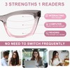 OuShiun 2 Pack Multifocal Reading Glasses, Progressive Multifocus Readers, Computer