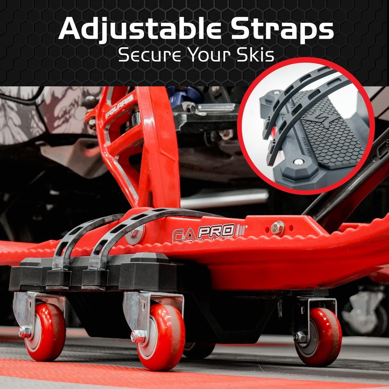 Caliber Rover 360 Snowmobile Dolly, Heavy-Duty Casters Hold 1,500 LBS,