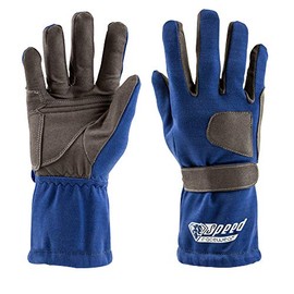Speed Racewear - Sydney Kart Gloves - Motorsport Gloves (7, Blue)