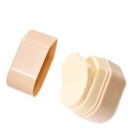 Body Bar Paste Makeup Sponge Puff Case Beige / 바디바 붙여쓰는 메이크업 스펀지 퍼프 케이스 베이지
