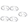 TEHAUX 5pcs Round Stainless Pot Stand Non Slip Gas Stove