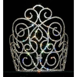 #12556 Victorian Class Tiara - 7"