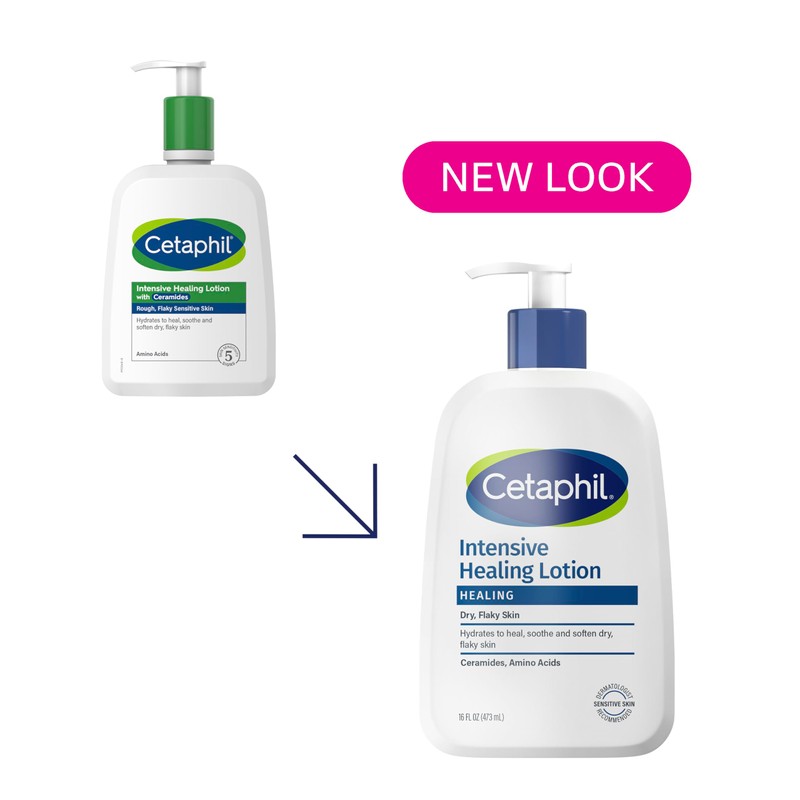 Cetaphil Intensive Healing Lotion with Ceramides 16 Oz For Dry,