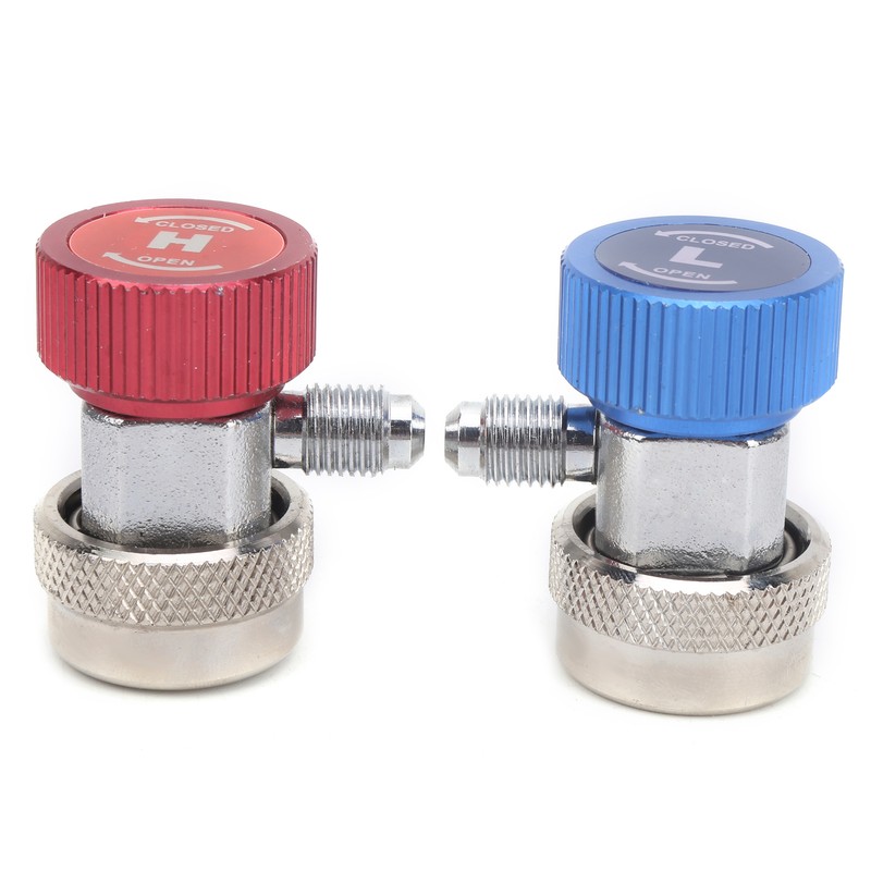 2pcs High Low Quick Coupler for R134A A/C Manifold Gauge