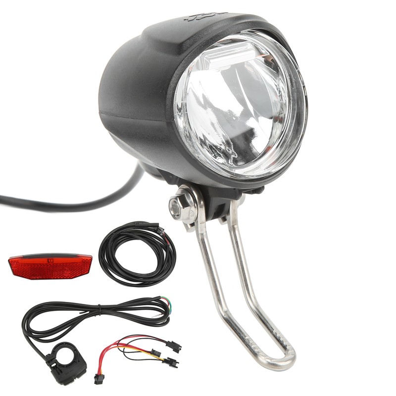 Electric Bike Headlight Tail Light Sets Double Switch ABS 4