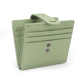 Lucxhcky Small Wallets for Woman Pocket Wallet Little Wallets Women's Wallets Small Mini Wallet Womens Compact Wallet Card Holder for Women (Green)