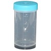 10 Screw Socket 100ml Laboratory New Round Box Blue +
