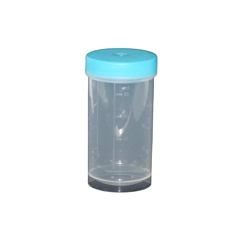 10 Screw Socket 100ml Laboratory New Round Box Blue +
