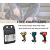 Kingson Drill Holder for Tool Belt, Quick-Release Clip, Fits Up
