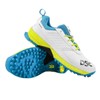 Whitedot Cricket Shoes - Rubber Studs, 8, Lime Yellow/White, 6